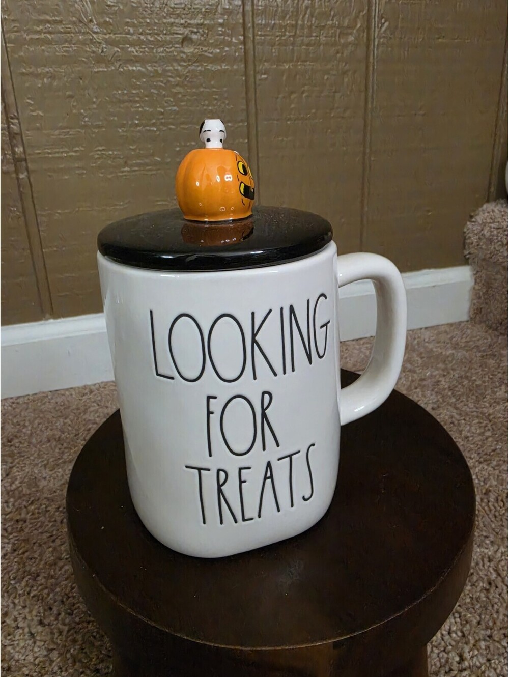 Looking For Treats Snoopy Rae Dunn Mug and Topper [COPY]